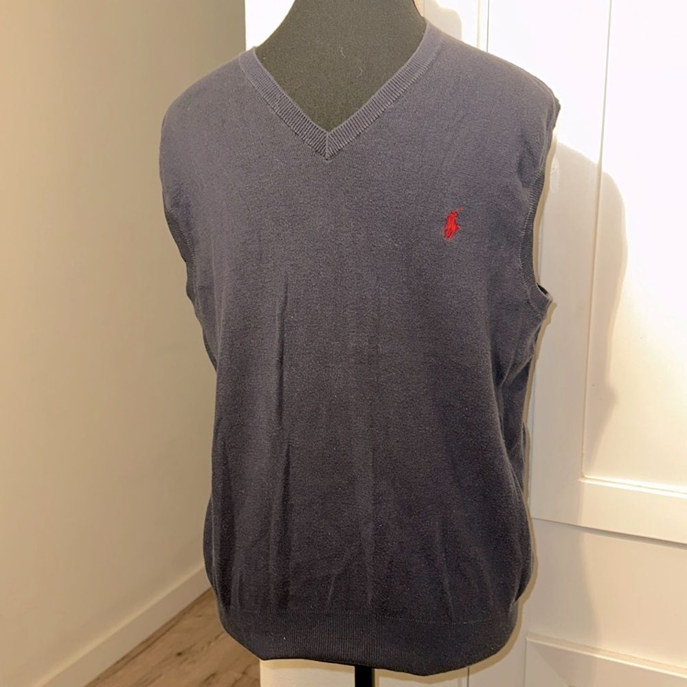 Polo Ralph Lauren Sweater Vest Pima Cotton Medium